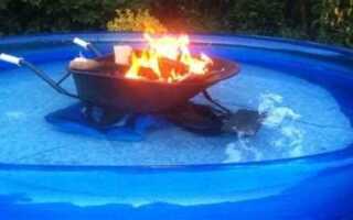 Как нагреть воду в бассейне своими руками