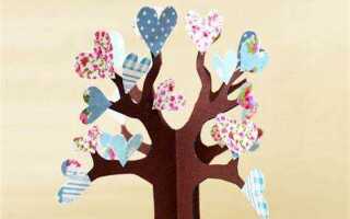 Как сделать дерево из бумаги