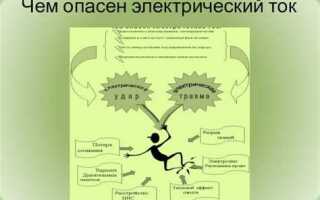 Чем опасен электрический ток для человека