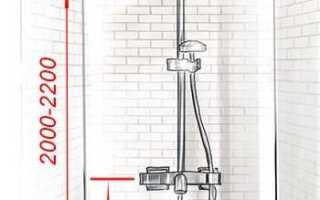 Как включить воду в душевой