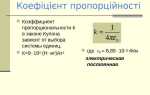 От чего зависит коэффициент пропорциональности в законе кулона
