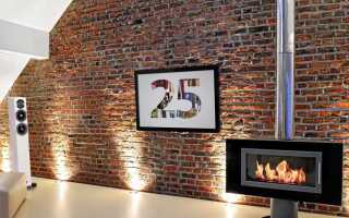 Стены под кирпич в интерьере как сделать