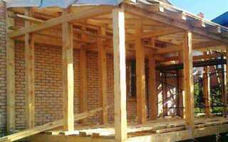 Из чего можно построить веранду к дому недорого