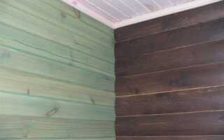 Чем покрасить имитацию бруса внутри дома