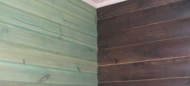 Чем покрасить имитацию бруса внутри дома