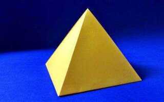 Как сделать египетские пирамиды из бумаги