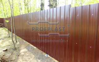 Сколько стоит лист профнастила для забора цена