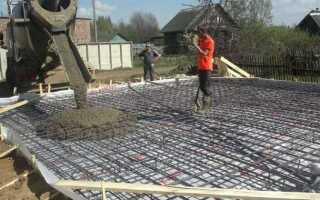 Как сделать бетонную плиту своими руками