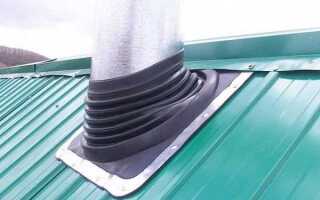 Чем заделать щель между трубой и крышей