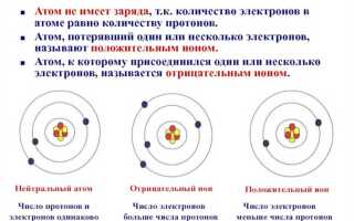 Какая частица не имеет электрического заряда