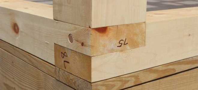 Как соединить брус между собой по длине