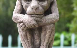 Чем покрасить садовые фигурки из гипса