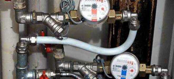 Как открутить счетчик воды от трубы