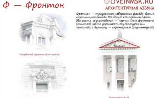 Как называются выступы на фасаде здания
