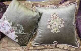 Как сшить подушку на стул