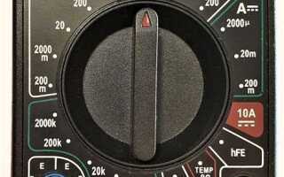 Почему мультиметр показывает минус 1 при включении