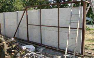 Как прикрепить сетку к забору из профлиста