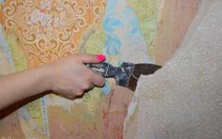 Как подготовить стены под обои после снятия старых
