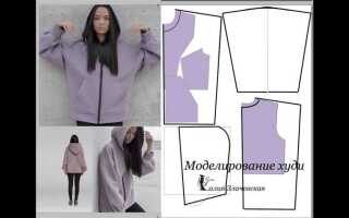 Как вшить молнию в худи с капюшоном