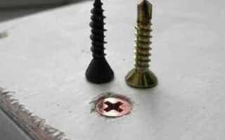 Какие саморезы лучше для дерева желтые или черные