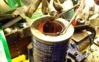 Как расплавить алюминиевые банки в домашних условиях