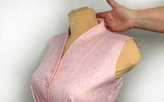 Как перешить воротник на платье