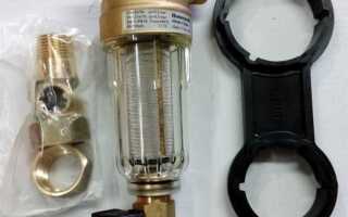 Как работает фильтр грубой очистки воды