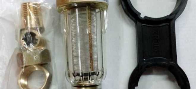 Как работает фильтр грубой очистки воды