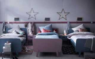 Как поставить три кровати в одной комнате