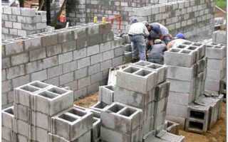 Что можно сделать из шлакоблока и нетканки