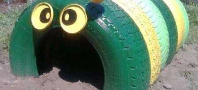 Что можно сделать из шины для огорода