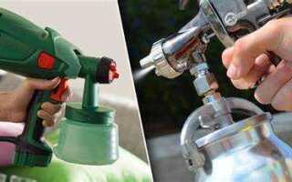 Как разбавить краску для краскопульта для покраски авто
