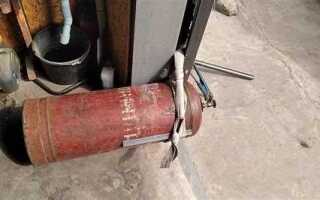 Как открутить вентиль на газовом баллоне