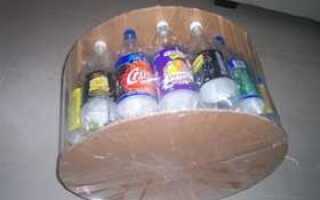 Как сделать пуфик из пластиковых бутылок