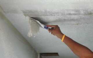 Как отличить побелку от водоэмульсионной краски на потолке