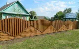 Как сделать забор из досок своими руками