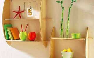 Как сделать на двери полочки