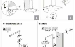 Как разобрать душевую кабину с высоким поддоном своими руками