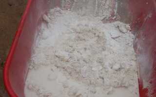 Как развести известь для побелки стен