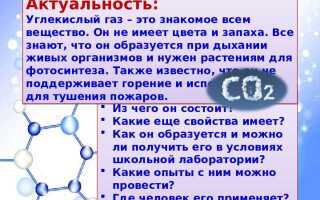 Как получить углекислый газ в домашних условиях для растений