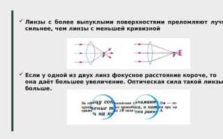 Какие линзы являются собирающими в воздухе