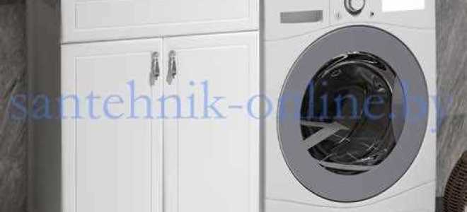 Как развернуть стиралку в узкой ванной