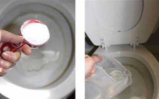 Как убрать засор в ванной с помощью соды