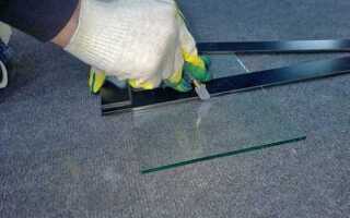 Как отрезать рифленое стекло в домашних условиях