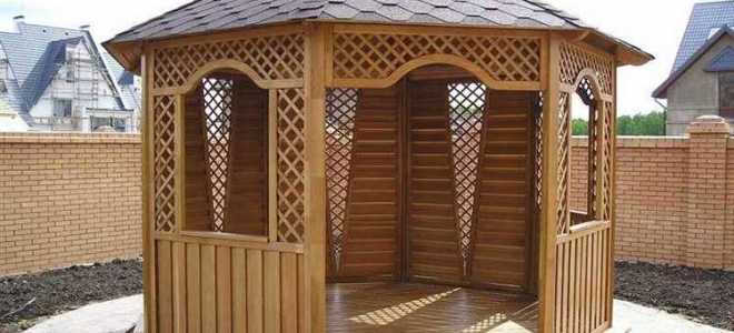Чем покрасить беседку из дерева на даче