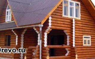 Чем обработать сруб снаружи чтобы не чернел