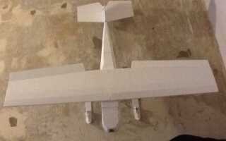 Как сделать радиоуправляемый самолет из планера