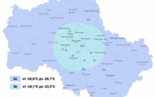 Какая зона зимостойкости в московской области