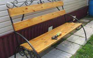 Какую доску использовать для лавочки на улице