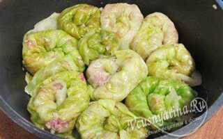 Как завернуть голубцы треугольником пошагово